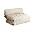 2-sits bäddsoffa Atelier del Sofa Fold Teddy 2 Cream Polyester 120x75x79 cm - Bäddsoffor - 8684282400233 - 6