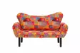 2-sits bäddsoffa Atelier del Sofa Chatto Patchwork Multicolor Patchwork Digital Fabric 150x70x75 cm - Bäddsoffor - 8683342977883 - 4