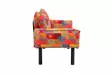 2-sits bäddsoffa Atelier del Sofa Chatto Patchwork Multicolor Patchwork Digital Fabric 150x70x75 cm - Bäddsoffor - 8683342977883 - 7