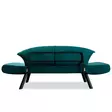 2-sits bäddsoffa Atelier del Sofa Genzo Petrolblå Tyg 177x75x87 cm - Bäddsoffor - 8681875569483 - 5