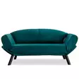 2-sits bäddsoffa Atelier del Sofa Genzo Petrolblå Tyg 177x75x87 cm - Bäddsoffor - 8681875569483 - 1