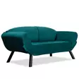 2-sits bäddsoffa Atelier del Sofa Genzo Petrolblå Tyg 177x75x87 cm - Bäddsoffor - 8681875569483 - 3