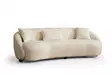 3-sits soffa Atelier del Sofa Napoli Cream Bouclé Polyester 230x94x75 cm - Soffor - 8683342961813 - 5