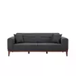 3-sits bäddsoffa Atelier del Sofa Liones Antracit Polyester 223x94x82 cm - Bäddsoffor - 8683342812153 - 5