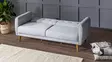 3-sits bäddsoffa Atelier del Sofa Aria Grå Linne 205x80x85 cm - Bäddsoffor - 8681875323863 - 4