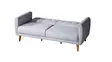 3-sits bäddsoffa Atelier del Sofa Aria Grå Linne 205x80x85 cm - Bäddsoffor - 8681875323863 - 6