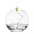 3D LED Lasipallo öljylamppu 12 cm Finnlumor - Paristokäyttöinen lasinen tunnelmavalaisin elävällä liekkiefektillä - Ljussmycken och ljusfigurer - 6410416499833 - 4