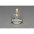 3D LED Lasipallo öljylamppu 12 cm Finnlumor - Paristokäyttöinen lasinen tunnelmavalaisin elävällä liekkiefektillä - Ljussmycken och ljusfigurer - 6410416499833 - 3