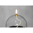 3D LED Lasipallo öljylamppu 12 cm Finnlumor - Paristokäyttöinen lasinen tunnelmavalaisin elävällä liekkiefektillä - Ljussmycken och ljusfigurer - 6410416499833 - 2