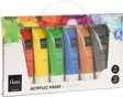 Akryyliv=C3=A4rit 75ml 6kpl/pkt - Akrylfärger och målarfärger - 8720573225373 - 1