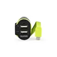 Billaddare 3-Utgångar 6 A 2 x USB / Micro USB Svart/Grön - Bilbatteriladdare - 8717534026063 - 41