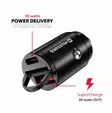 Autolaturi USB-C + SuperCharge 3.0 30W - Bilbatteriladdare - 8595217476813 - 2