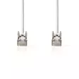 CAT5e nätverkskabel | SF/UTP | RJ45 hane | RJ45 hane | 20.0 m | Rund | PVC | Vit | Plastpåse - Dator och nätverk - 5412810276653 - 10
