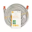 CAT6 Nätverkskabel | RJ45 hane | RJ45 hane | U/UTP | 15.0 m | Rund | PVC | Grå | Label - Dator och nätverk - 5412810422913 - 66