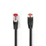 CAT6 Nätverkskabel | RJ45 hane | RJ45 hane | SF/UTP | 1.00 m | Rund | LSZH | Svart | Kuvert - Dator och nätverk - 5412810278763 - 2