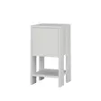 Sängbord Hanah Home Ema Vit Spånskiva 30x55x30 cm - Nattduksbord - 8681875205503 - 3