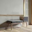 Hallmöbel Hanah Home Fiume Valnöt Antracit Spånskiva 120x40x45 cm - Hallskåp - 8681875377323 - 1
