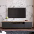 TV-bänk Hanah Home Fr7 Aa Furu Antracit Spånskiva 180x44,6x44,5 cm - TV-bänkar - 8683342403993 - 1