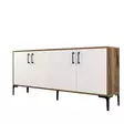 Konsolbord Hanah Home Kiev Valnöt Vit Spånskiva 180x78x35 cm - Byråer och skåp - 8683342460903 - 5