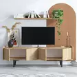 TV-bänk Hanah Home Cursa Safir Ek Spånskiva 150x57x40 cm - TV-bänkar - 8683342978873 - 2