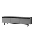 TV-bänk Hanah Home LV1 RL Silver Svart Spånskiva 160x45,2x35,5 cm - TV-bänkar - 8683342161763 - 5