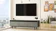 TV-bänk Hanah Home LV1 RL Silver Svart Spånskiva 160x45,2x35,5 cm - TV-bänkar - 8683342161763 - 3