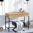 Sminkbord Hanah Home Linda Ek Spånskiva 100x45x75 cm - Toalettbord - 8682870655973 - 3
