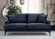 2-sits soffa Atelier del Sofa Papira Navyblå Polyester 175x90x88 cm - Soffor - 8681875774443 - 1