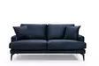 2-sits soffa Atelier del Sofa Papira Navyblå Polyester 175x90x88 cm - Soffor - 8681875774443 - 3