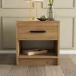 Sängbord Hanah Home Grande 3622 Ek Spånskiva 52x46,8x45 cm - Nattduksbord - 8683342214773 - 2