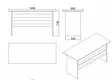 Skrivbord Hanah Home Vo1-Ba Valnöt Antracit Spånskiva 140x73,8x60 cm - Skrivbord - 8683342404853 - 5