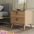 Sängbord Hanah Home Versa Ce 3632 Ek Spånskiva 52x55,1x45 cm - Nattduksbord - 8683342214803 - 1