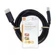 Displayport-kabel | DisplayPort Hane | DisplayPort Hane | 4K@60Hz | Guldplaterad | 3.00 m | Rund | PVC | Svart | Label - Dator och nätverk - 5412810420773 - 66