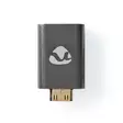 HDMI Adapter | HDMI Hane / HDMI Mini kontakt | HDMI Utgång | Guldplaterad | Rak | Aluminium | Grått Med Metall | 1 st. | Kartong med täckt fönster - Videokontakter och pluggar - 5412810332953 - 30