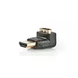 HDMI Adapter | HDMI Kontakt | HDMI Utgång | Guldplaterad | Vinklat 270° | ABS | Svart | 1 st. | Låda - Videokontakter och pluggar - 5412810289943 - 1