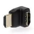 HDMI Adapter | HDMI Kontakt | HDMI Utgång | Guldplaterad | Vinklat 270° | ABS | Svart | 1 st. | Låda - Videokontakter och pluggar - 5412810289943 - 41