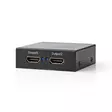 HDMI Splitter | 2-Port port(s) | 2x HDMI Output | 4K@60Hz | 18 Gbps | Metall | Antracit - Videoväxlar och fördelare - 5412810320103 - 40
