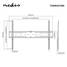 Fast TV väggfäste | 60 - 100 " | Maximal skärmvikt som stöds: 75 kg | Minsta väggdistans: 30.5 mm | Metall / Stål | Svart - TV-stativ - 5412810327713 - 9