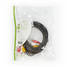 Komposit videokabel | 3x RCA Hane | 3x RCA Hane | Nickelplaterad | 480p | 5.00 m | Rund | PVC | Svart | Kuvert - Dator och nätverk - 5412810280223 - 5