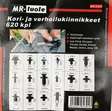 Kori- ja verhoilutarvikkeet 620 kpl - Kaross- och klädselfästen - 6430074693053 - 2