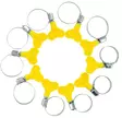 Letkunkiristin 10 kpl k=C3=A4siv=C3=A4=C3=A4ntimell=C3=A4 - Handverktyg - 8714892960503 - 1