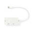 Mini Displayport-kabel | DisplayPort 1.2 | Mini DisplayPort Hane | DVI-D 24+1-Pin Hona / HDMI ingång / VGA hona 15p | 21.6 Gbps | Nickelplaterad | 0.20 m | Rund | PVC | Vit | Plastpåse - Dator och nätverk - 5412810263813 - 2