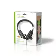 PC headset | Over-Ear | Stereo | 1x 3.5 mm / 2x 3.5 mm | Vikbara Mikrofon | Svart - Nedis produkter - 5412810415373 - 67