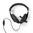 PC headset | Over-Ear | Stereo | 1x 3.5 mm / 2x 3.5 mm | Vikbara Mikrofon | Svart - Nedis produkter - 5412810415373 - 30