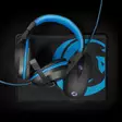 Gaming Combo Kit | 3-i-1 | Headset, mus och musmatta | Blå / Svart - Spelprodukter - 5412810315253 - 30