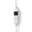 Elektrisk Filt | Filt | 1 Person | 200 x 180 cm | 9 Värmeinställningar | 9 h | Tvättbar | Överhettningsskydd | Digital kontroll | Fleece - Nedis produkter - 5412810334773 - 45