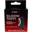 Silikontejp 25mm x 3m Svart SafeMate - Byggtejp - 6418536023723 - 1
