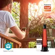 SmartLife Patio värmare | Wi-Fi | 1200 W | 2 Värmeinställningar | Svängning | Skydd för att ramla | IP24 | Svart - Nedis produkter - 5412810447343 - 52