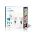 SmartLife Full Färg Glödlampa | E27 | 806 lm | 9 W | RGB / Varm till cool vit | 2700 - 6500 K | Android / IOS | Glödlampa | 2 st. - Ljuskällor - 5412810335473 - 67