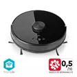 SmartLife Robot Dammsugare | Lasernavigation | Wi-Fi | Kapacitet insamlingsreservoir: 0.6 l | Automatisk laddning | Maximal användningstid: 2 timmar | Svart | Android / IOS - Robotdammsugare - 5412810335763 - 2